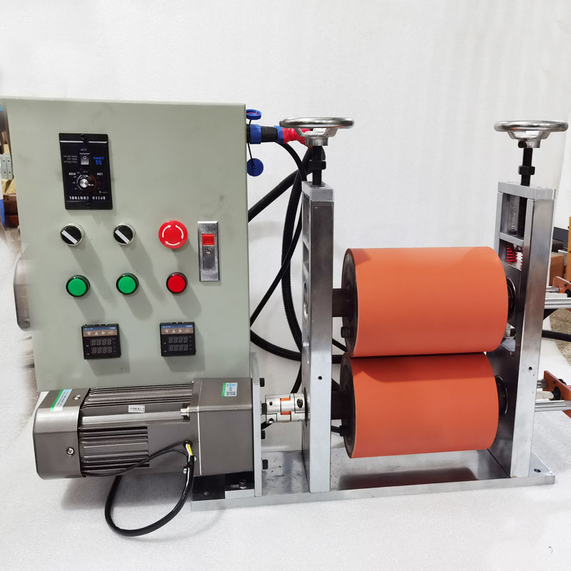 加熱包膠輥對壓機